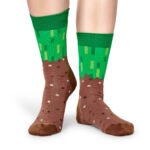 Grass Pixel Sock